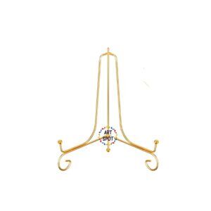 Golden Metal Stand Iron Easel-10 inch Artspot.pk